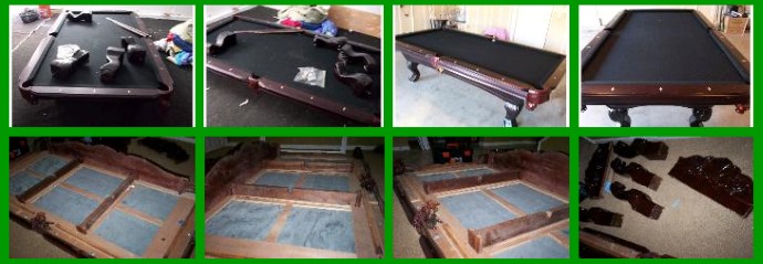 Pool table moving